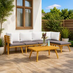 Durable 6 Piece Garden Lounge Set for Lasting Comfort