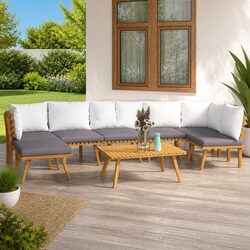 Reliable 8 Piece Outdoor Lounge Set - Comfort & Style
