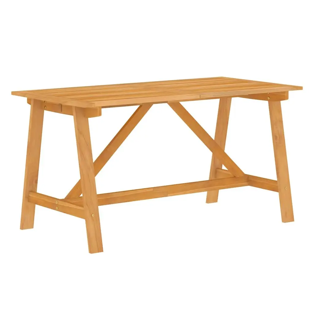 Garden Dining Set 7 Piece Outdoor Dining Acacia Wood Brown