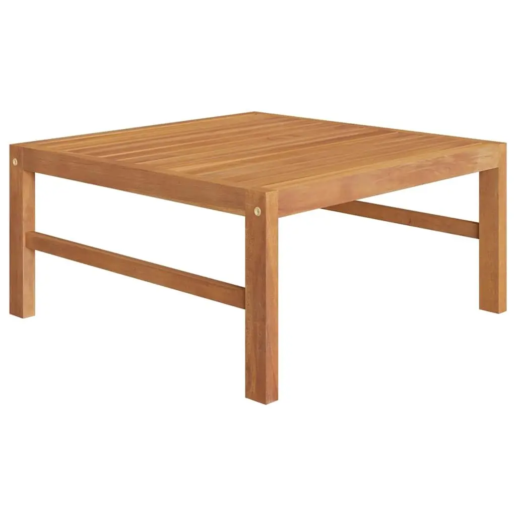 4 Piece Garden Lounge Set Teak Wood Outdoor Furniture Patio Chat with Cushions
