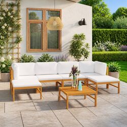 Comfortable and Durable 7 Piece Garden Lounge Set