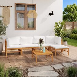 Comfortable 6-Piece Lounge Set for Outdoor Spaces
