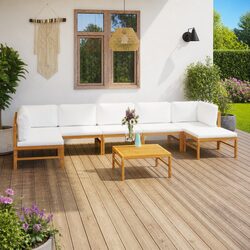 Warm and Welcoming 8 Piece Garden Lounge Set