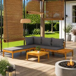 Quality Acacia Wood Lounge Set for Your Outdoor Needs
