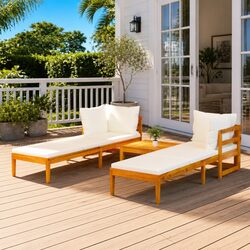 Comfortable and Durable 3 Piece Garden Lounge Set