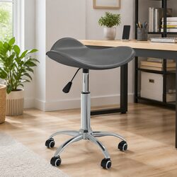 Comfortable and Practical Grey Office Chair for Work