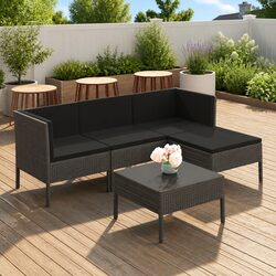 Comfortable 5-Piece Garden Lounge Set for Relaxation