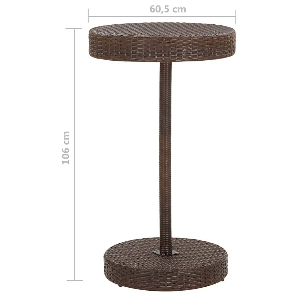 3 Piece Outdoor Bar Set with Cushions