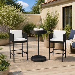 Reliable Outdoor Bar Set with Comfortable Seating