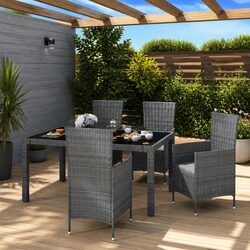 Comfortable and Practical 5 Piece Outdoor Furniture Set