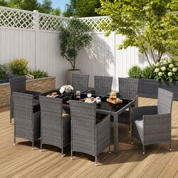 Comfort and Value in Our 9-Piece Outdoor Dining Set