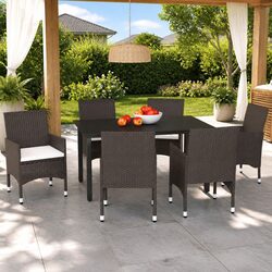 Reliable 7-Piece Dining Set: Comfort Meets Style