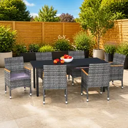 Value-Driven 7 Piece Outdoor Dining Set with Cushions