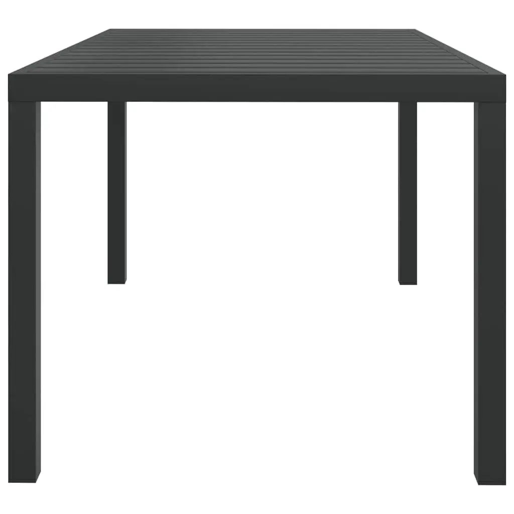 Garden Dining Set 5 Piece Outdoor Patio Furniture Black Poly Rattan with Cushions