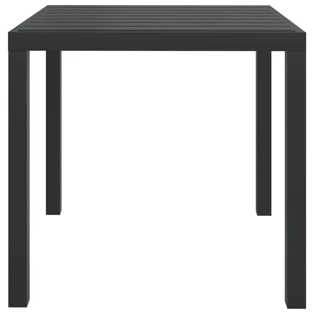 Garden Dining Set 3 Piece Outdoor Furniture Table and Chairs with Cushions Grey
