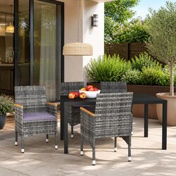 5-Piece Garden Dining Set: Comfortable & Durable