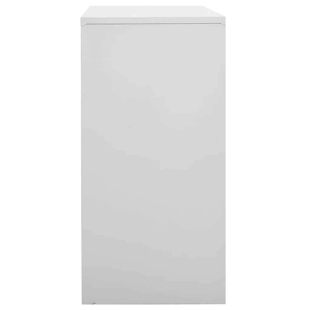 Storage Locker Cabinets 5 Piece Set Lockable Grey Office School Organiser