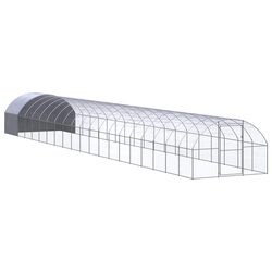 Reliable Outdoor Chicken Coop: 3x20x2m Steel Design
