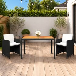 Comfortable and Durable 3 Piece Garden Dining Set
