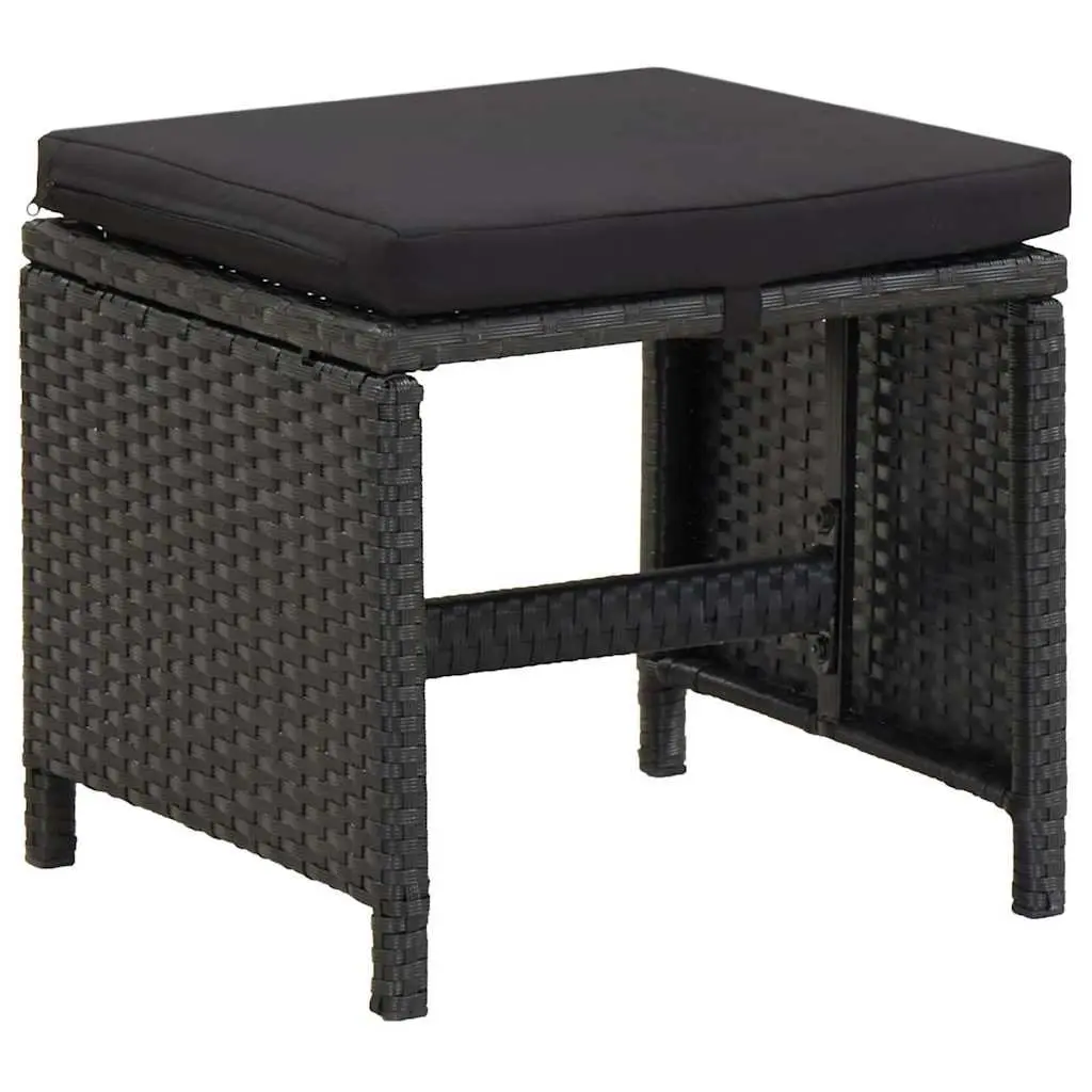 9-Piece Garden Dining Set with Cushions