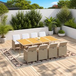 Comfort and Value: 9-Piece Outdoor Dining Set