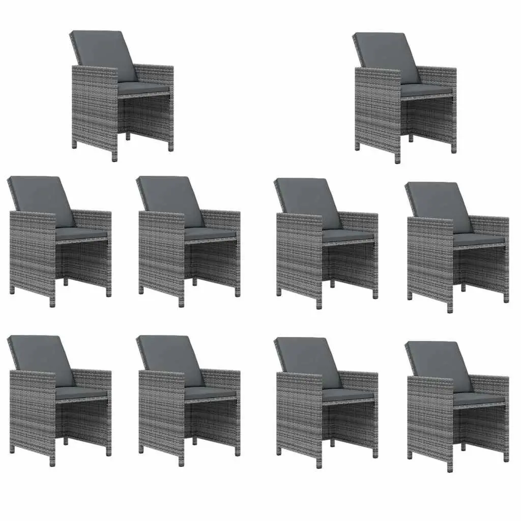 15 Piece Garden Dining Set with Cushions