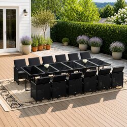Comfortable and Practical 13 Piece Outdoor Dining Set