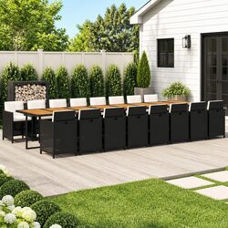 Comfortable and Practical 17 Piece Outdoor Dining Set