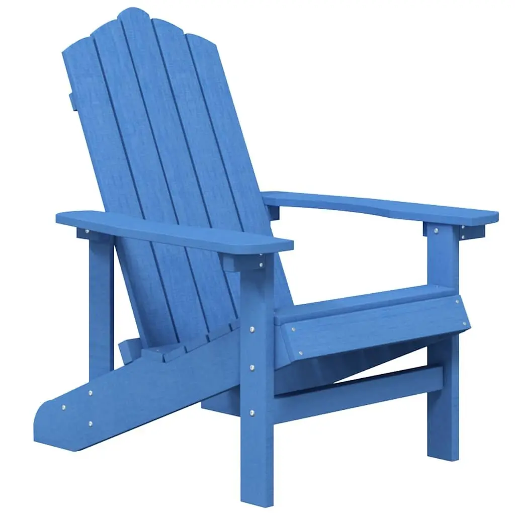 Adirondack Chairs 2 pcs Outdoor Garden Patio Seating Blue Weather Resistant