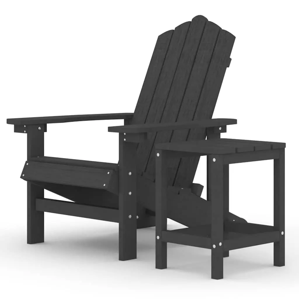 Adirondack Chair with Attached Table for Comfort
