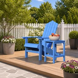 Practical Blue Adirondack Chair for Comfort and Style