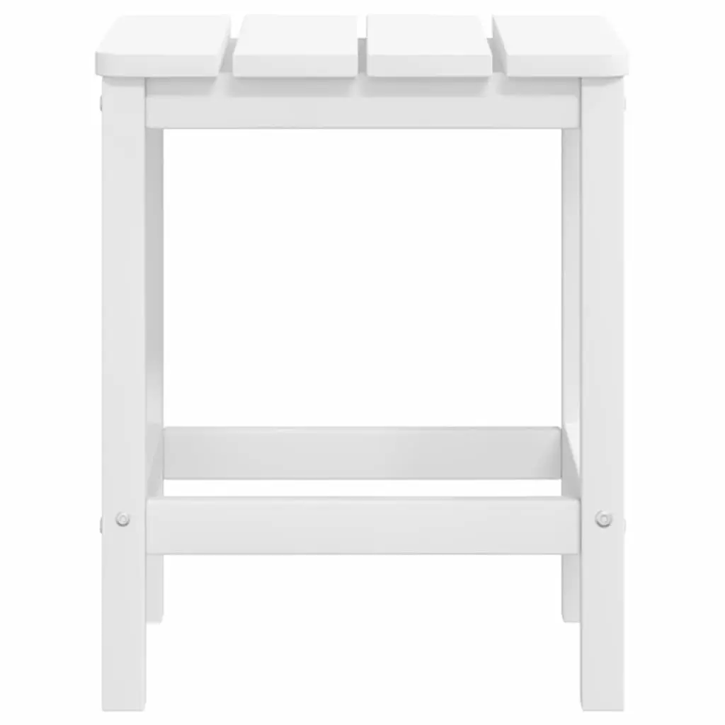 Adirondack Chair Footstool Side Table Outdoor Garden Patio Furniture White