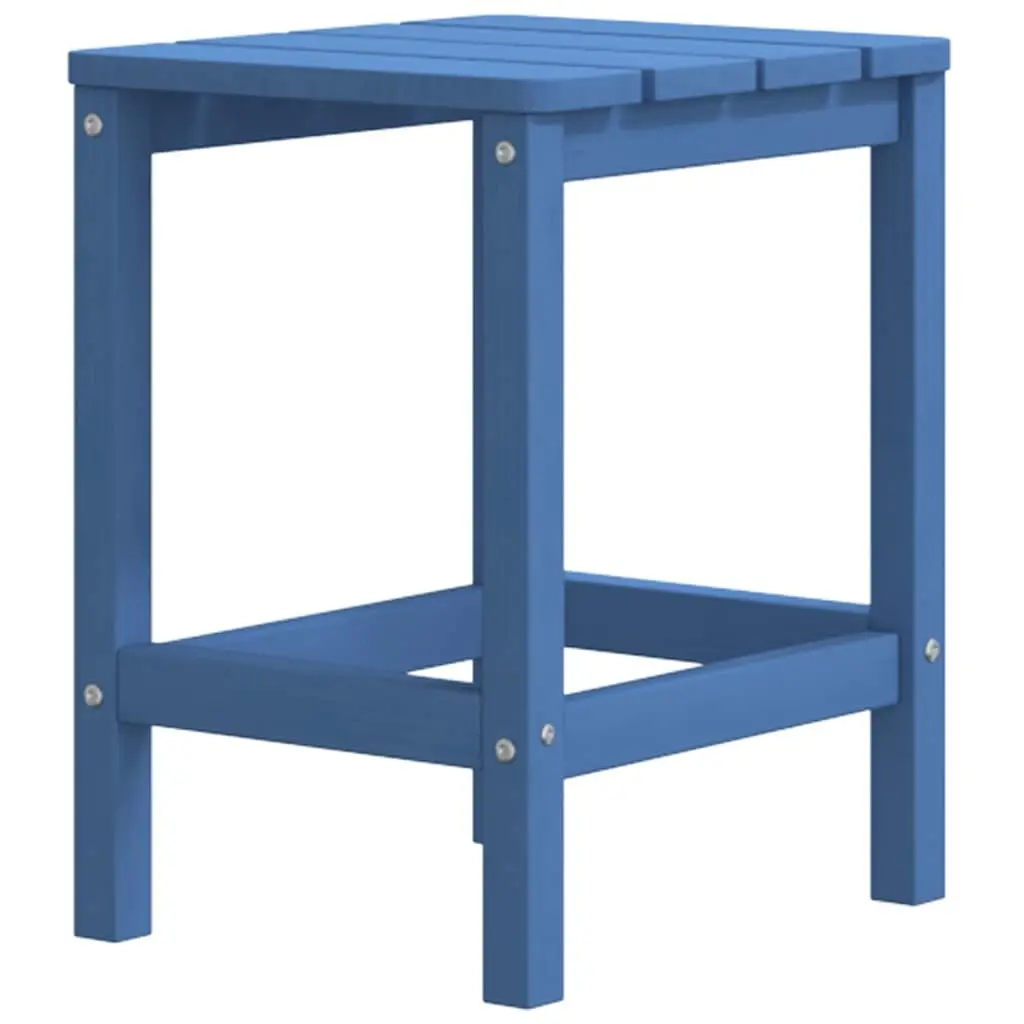 Adirondack Chair Set Outdoor Seating with Footstool and Side Table Blue