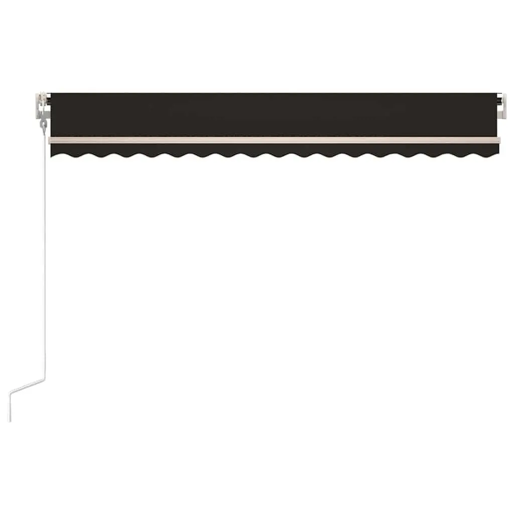 Automatic Retractable Awning Outdoor Patio Shade 400x300 cm Anthracite