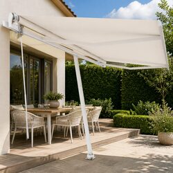 Comfortable Freestanding Awning 400x300 cm for Outdoor Use