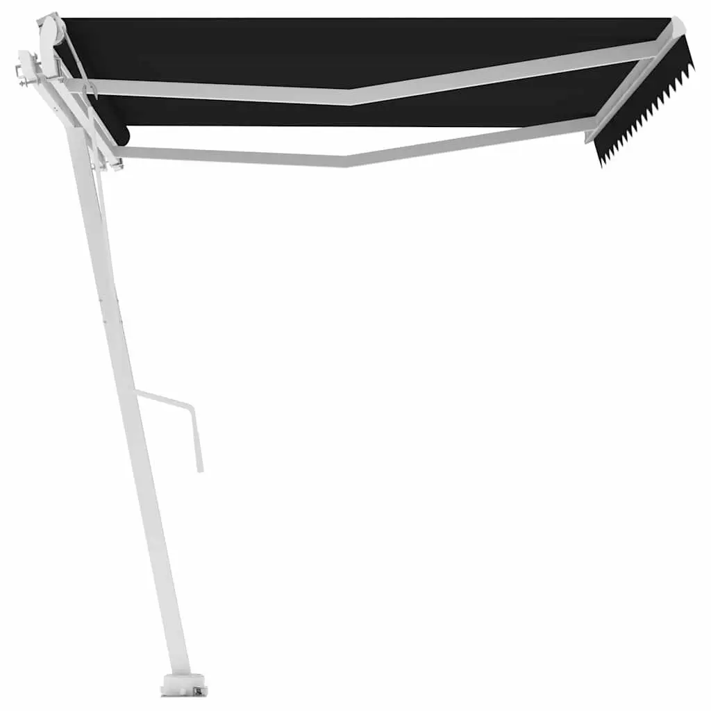 Automatic Retractable Awning Outdoor Patio Sunshade 450x300cm Anthracite