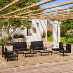Comfort and Quality in 8-Piece Garden Lounge Set