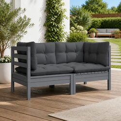 Reliable 2-Seater Garden Sofa with Comfortable Cushions