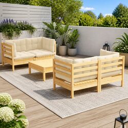 Reliable 5 Piece Garden Lounge Set for Your Outdoors