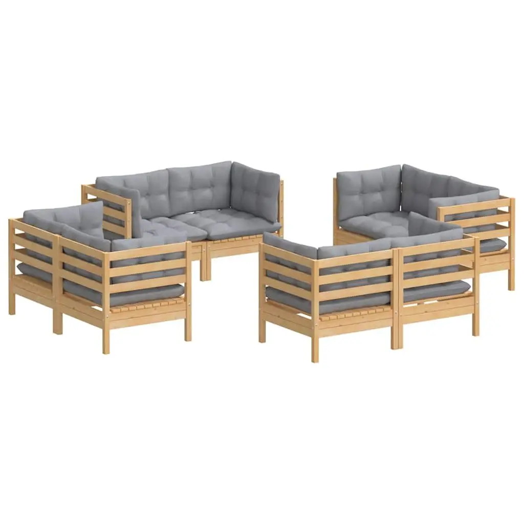 8-Piece Garden Lounge Set for Comfort & Style