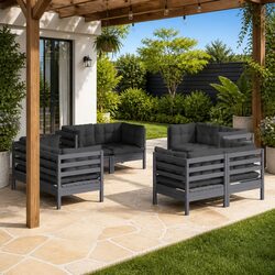 Comfortable 8 Piece Garden Lounge Set for Every Occasion