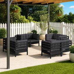 Quality 8 Piece Garden Lounge Set with Practical Benefits