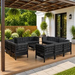 Comfortable 13 Piece Garden Lounge Set with Great Value
