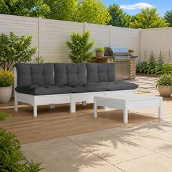 Comfortable and Stylish 4 Piece Outdoor Lounge Set