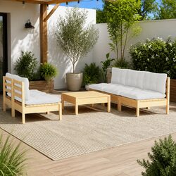 Reliable 6 Piece Garden Lounge Set for Quality Relaxation
