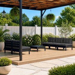 Comfortable 6-Piece Garden Lounge Set - Outdoor Use
