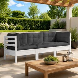 Comfortable 3-Seater Garden Sofa for Relaxation