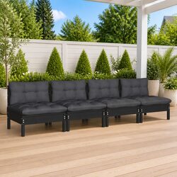 Reliable 4-Seater Garden Sofa with Comfort Features
