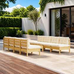 Reliable 9-Piece Garden Lounge Set with Comfort and Value