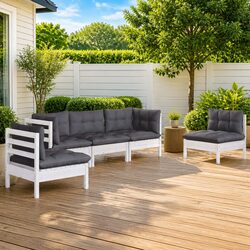 Warm 5-Piece Garden Lounge Set for Your Comfort